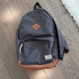 Uniwalk Supply Company Charcoal and Tan Backpack